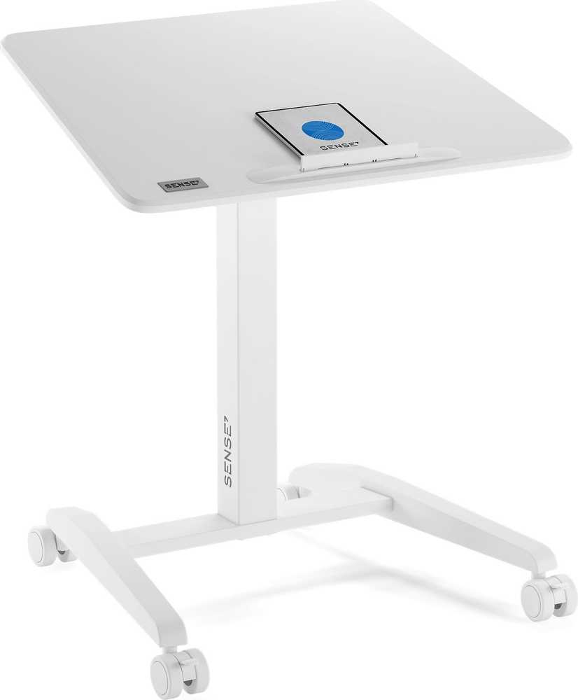 Biurko SENSE7 biurko mobilne Balta 70 cm x 52 cm Baltas