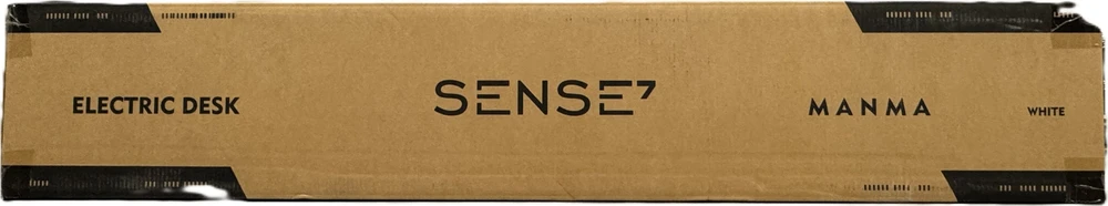 Biurko SENSE7 Blat MDF MANMA Jasnobrązowe 160 cm x 80 cm