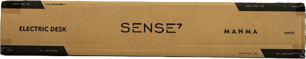 Biurko SENSE7 Blat MDF MANMA Jasnobrązowe 160 cm x 80 cm
