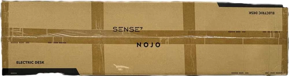 Reguliuojamo aukščio stalas SENSE7 Nojo, 140 cmx70 cm, Baltas