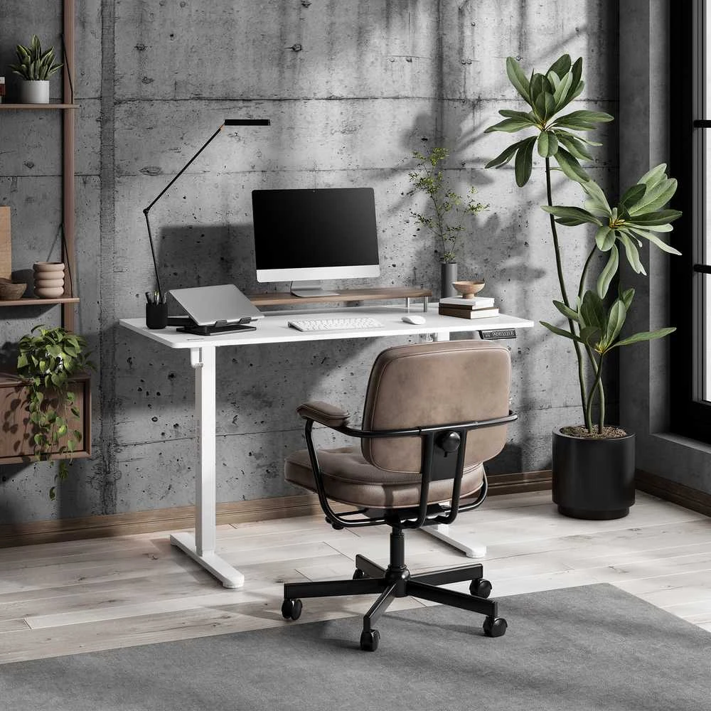 Rašomasis stalas SENSE7 NOJO LIGHT, baltas, 120 × 60 cm