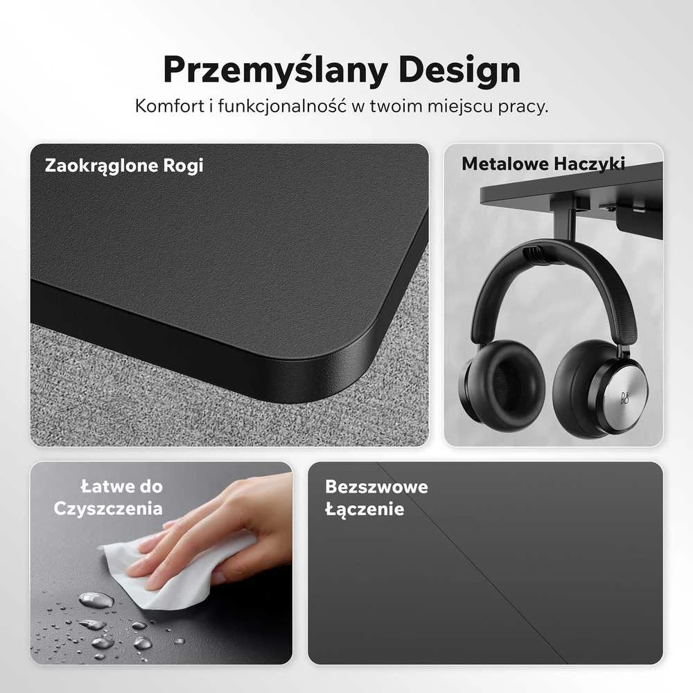 SENSE7 NOJO LIGHT stalo konstrukcijos detalės