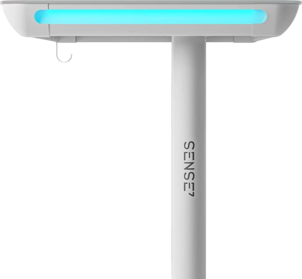 Reguliuojamo aukščio stalas SENSE7 Nomo 120 x 60 cm, Baltas