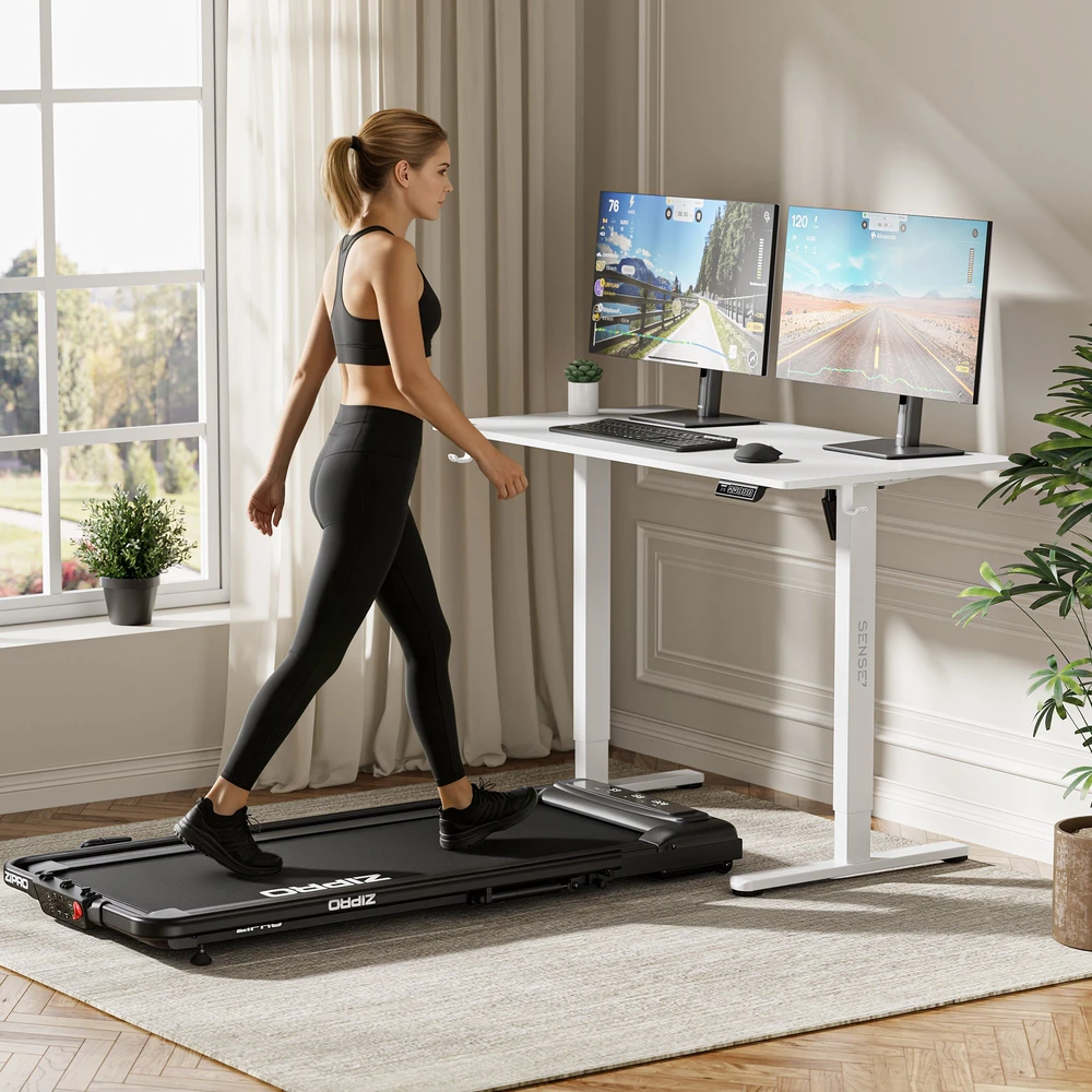 Biurko SENSE7 elektrinio stalo rėmas Nojo Light Baltas