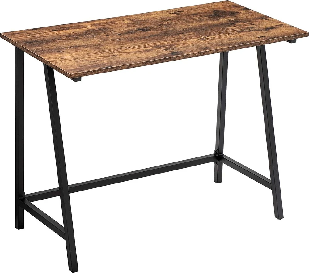 Songmics Pramoninis rašomasis stalas 100 x 50 cm, taupantis erdvę