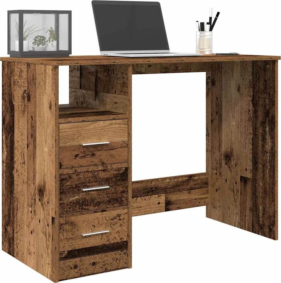 Rašomasis stalas Old Wood 102x50x76 cm Inžinierinė mediena