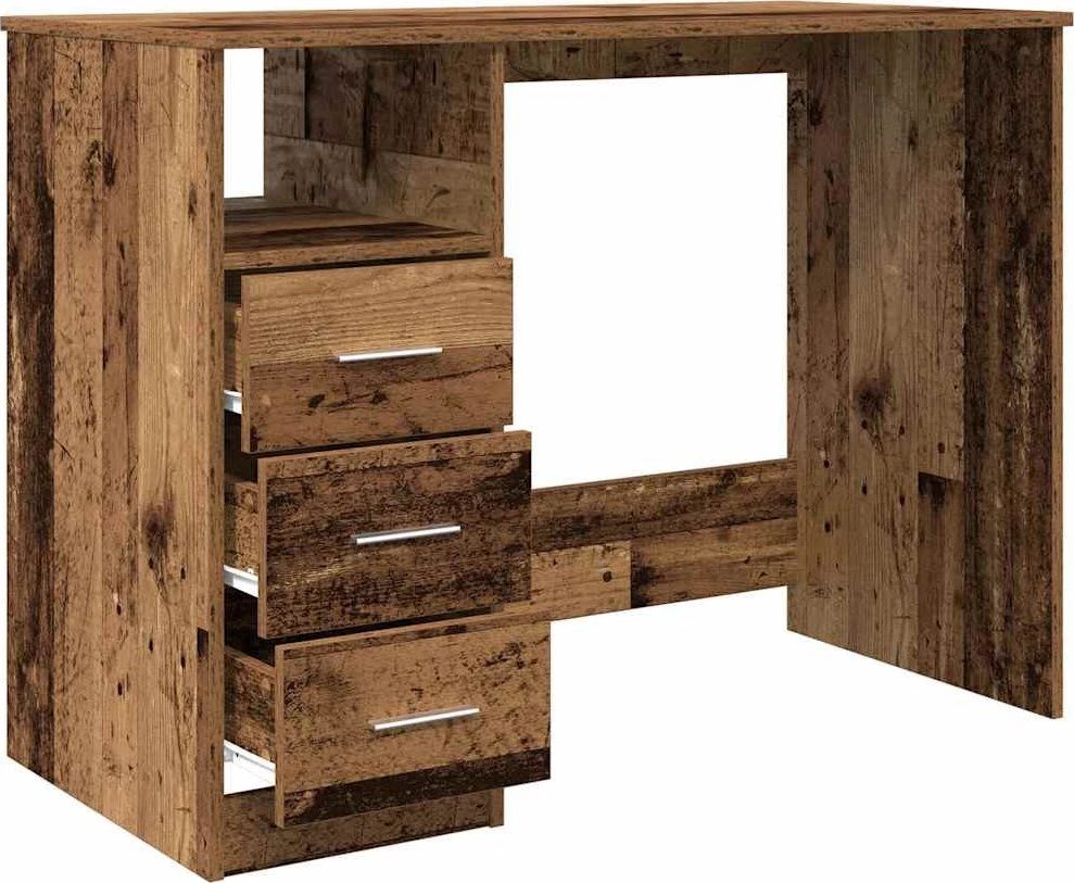 Rašomasis stalas Old Wood 102x50x76 cm Inžinierinė mediena