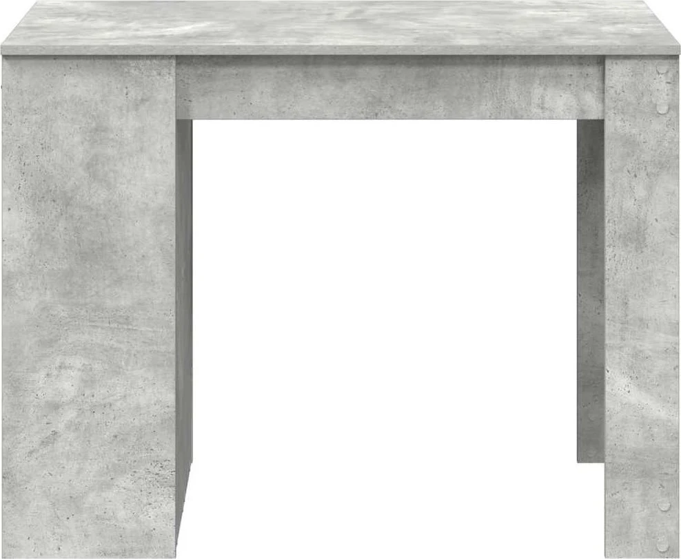 Rašomasis stalas su stalčiumi/lentyna, pilka, 102x62x77,5cm