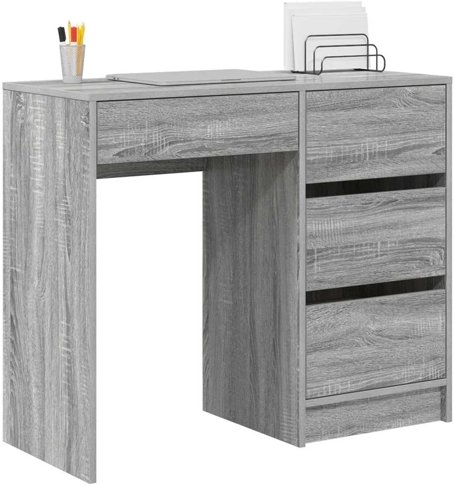 Stalas Pilkas Sonoma Apdirbta mediena 90 x 37.5 x 75 cm