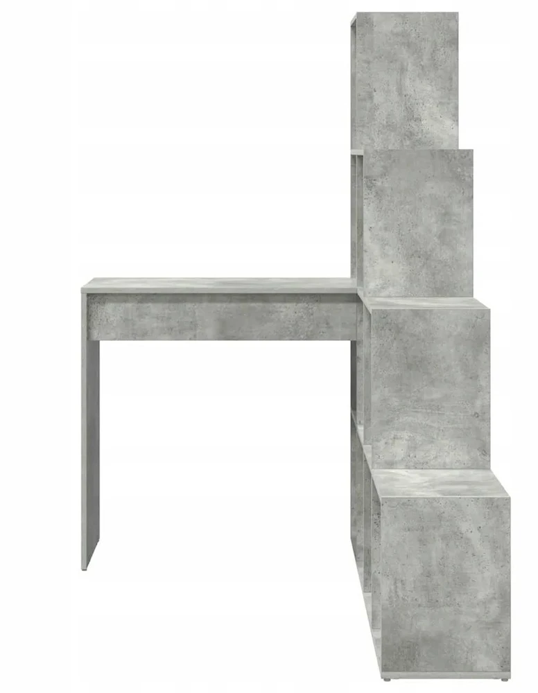 Kampinis rašomasis stalas Betono pilka 101,5 x 149,5 x 149,5 cm