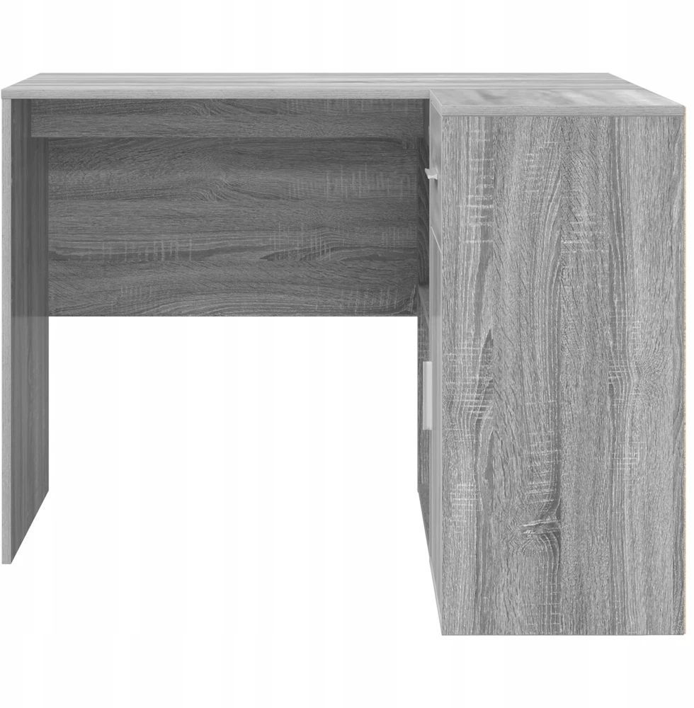 Kampinis rašomasis stalas Pilkas Sonoma 102 x 88 x 75 cm