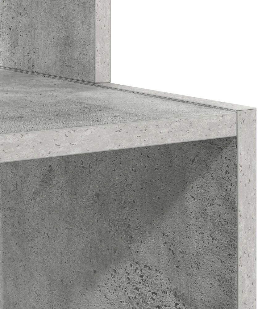 Stalas Betono pilka 106 x 41 x 88.5 cm Apdirbta mediena