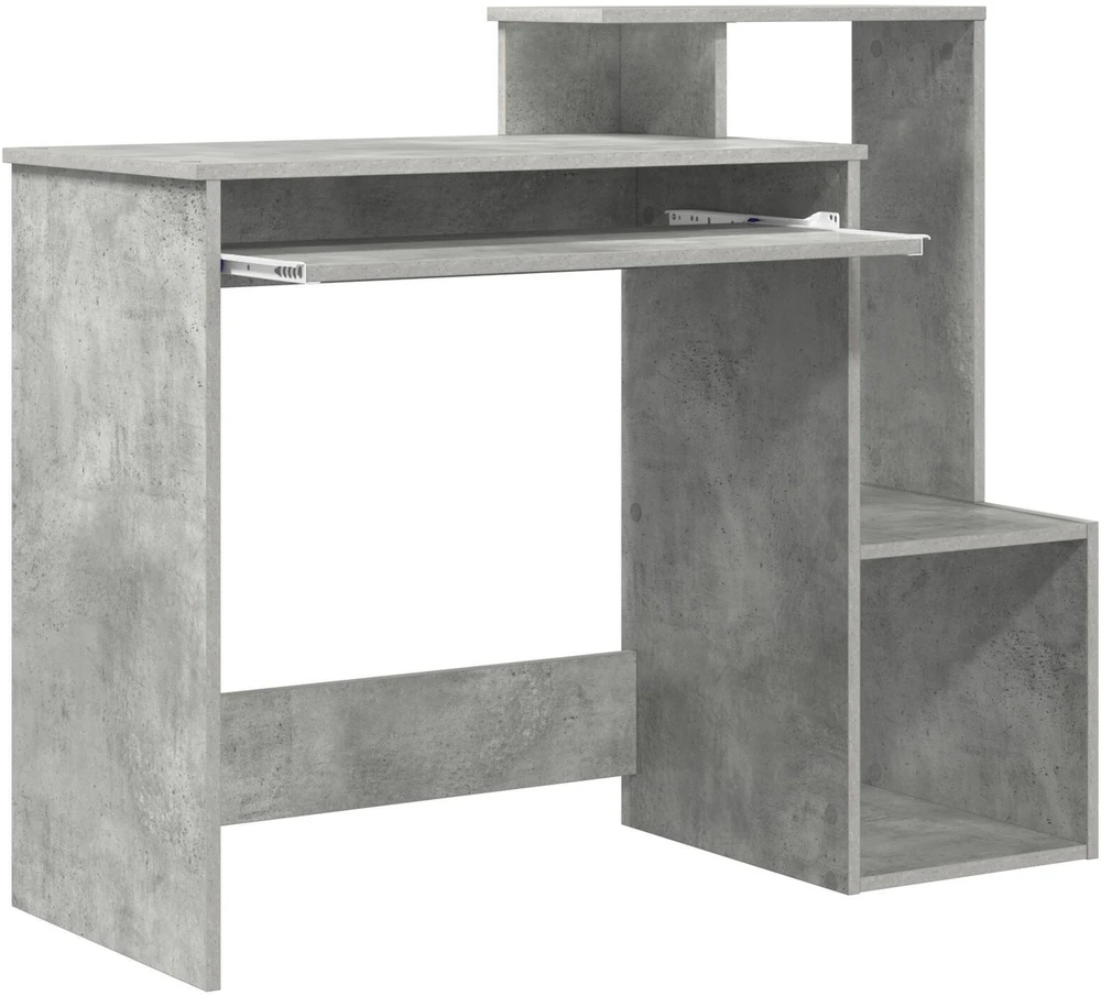 Stalas Betono pilka 106 x 41 x 88.5 cm Apdirbta mediena