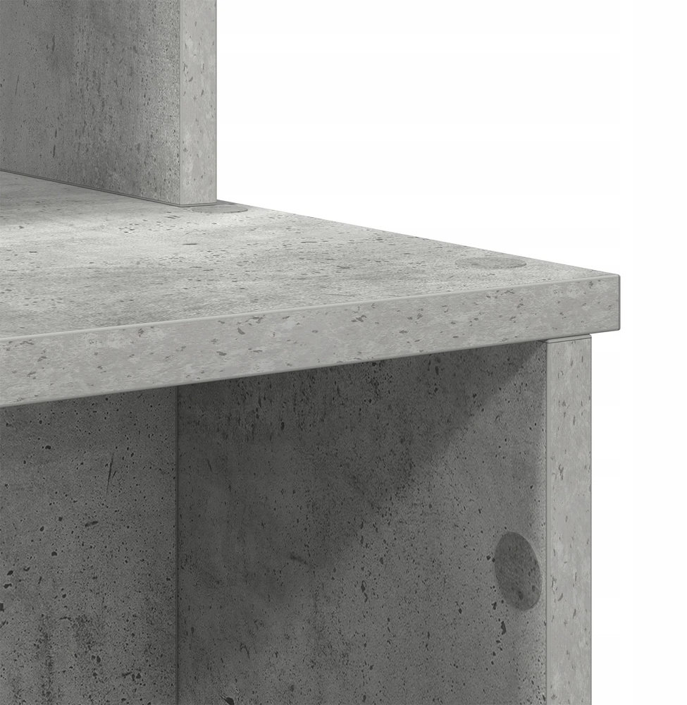 Stalas Betono pilka 120,5 x 44 x 88,5 cm Apdirbta mediena