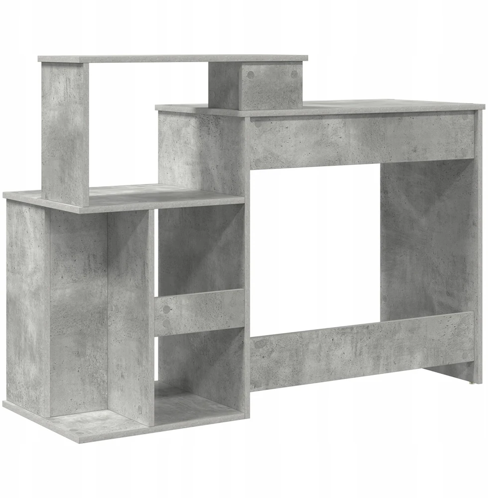 Stalas Betono pilka 120,5 x 44 x 88,5 cm Apdirbta mediena
