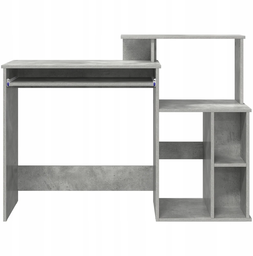 Stalas Betono pilka 120,5 x 44 x 88,5 cm Apdirbta mediena