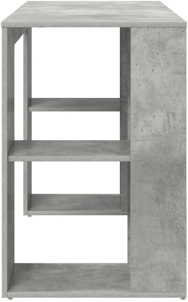Stalas Betono pilka Apdirbta mediena 130 x 50.5 x 75 cm