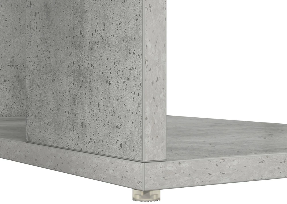 Stalas Betono pilka Apdirbta mediena 130 x 50.5 x 75 cm