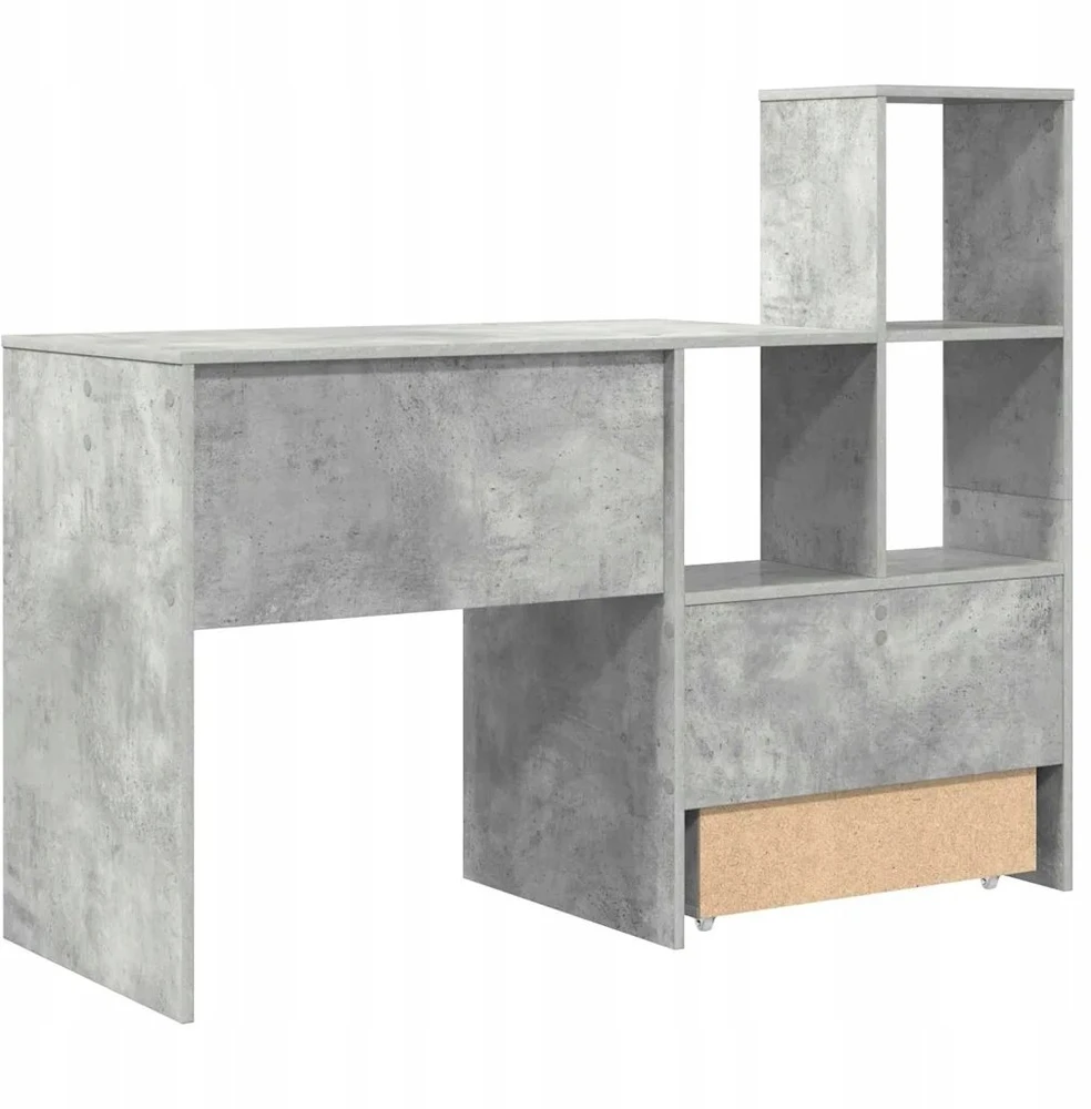 Stalas Betono pilka Apdirbta mediena 131,5 x 50 x 106,5 cm