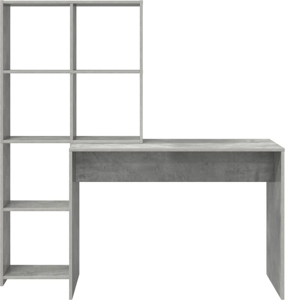 Stalas Betono pilka 138,5 x 55 x 143 cm Apdirbta mediena