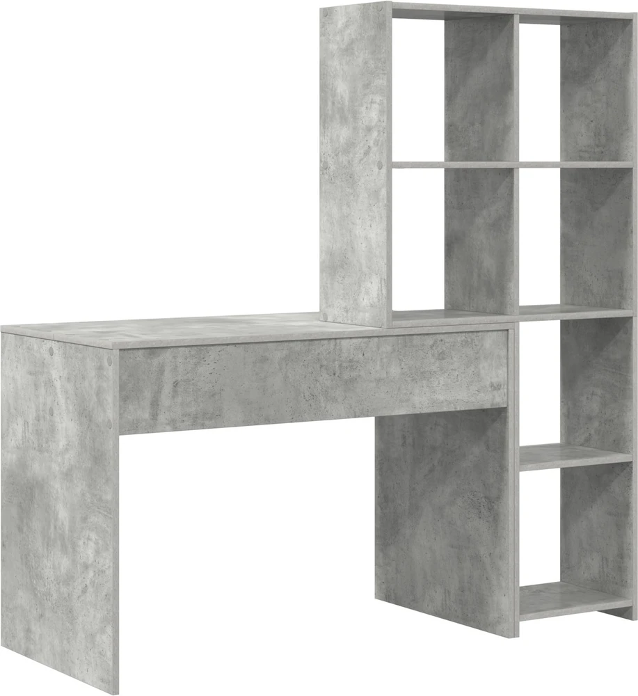 Stalas Betono pilka 138,5 x 55 x 143 cm Apdirbta mediena