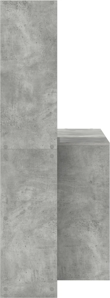 Stalas Betono pilka 138,5 x 55 x 143 cm Apdirbta mediena