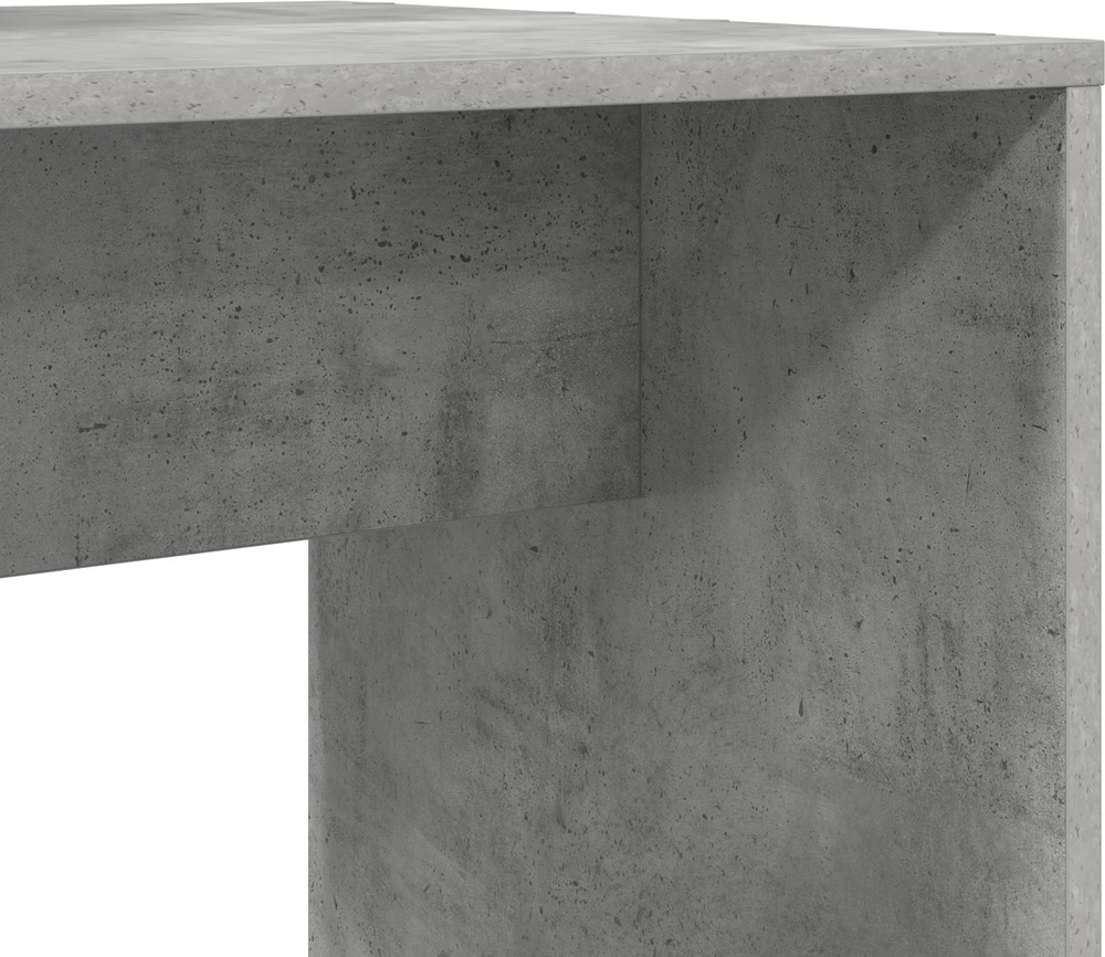 Stalas Betono pilka 138,5 x 55 x 143 cm Apdirbta mediena