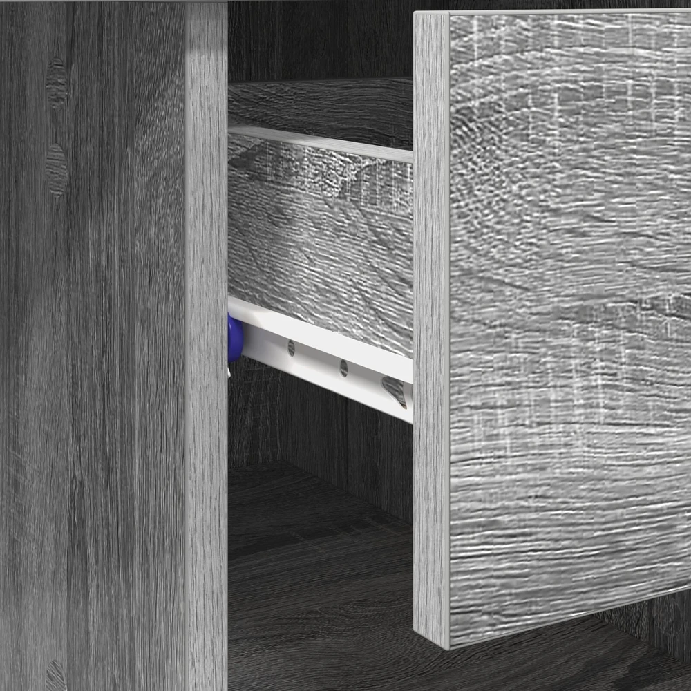 Stalas Pilkas Sonoma 90 x 49 x 75 cm Apdirbta mediena