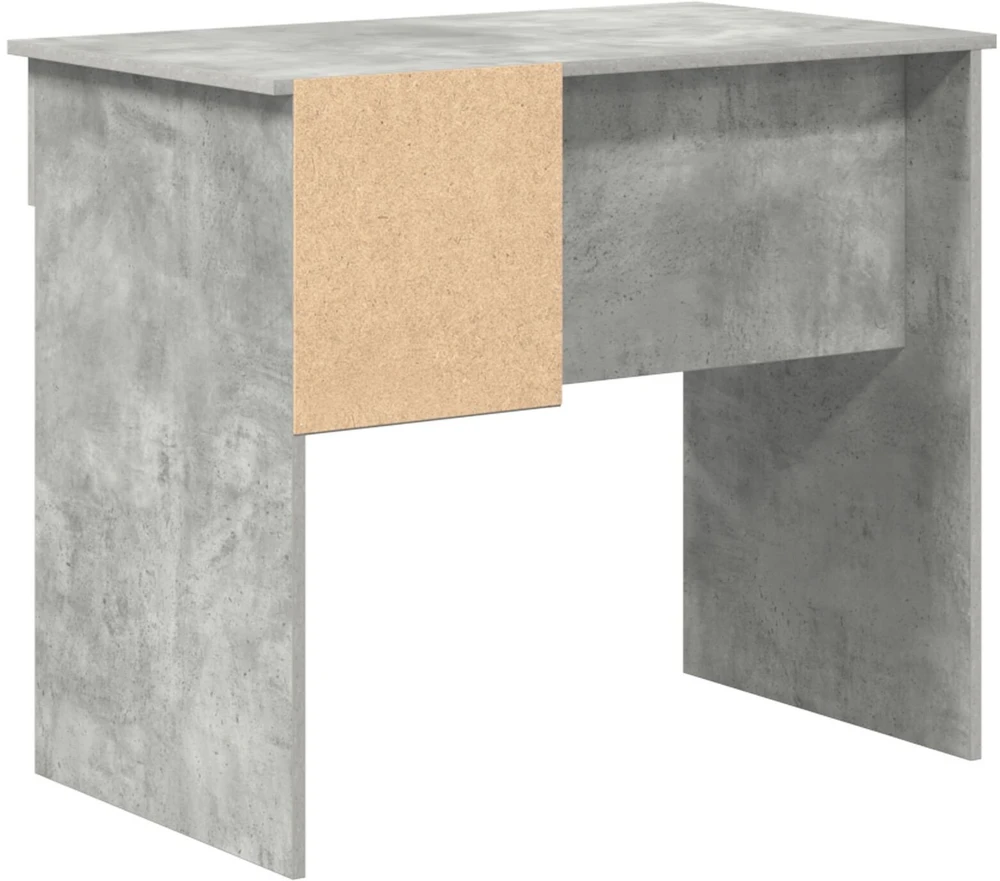 Stalas Betono pilka 90 x 49 x 75 cm Apdirbta mediena