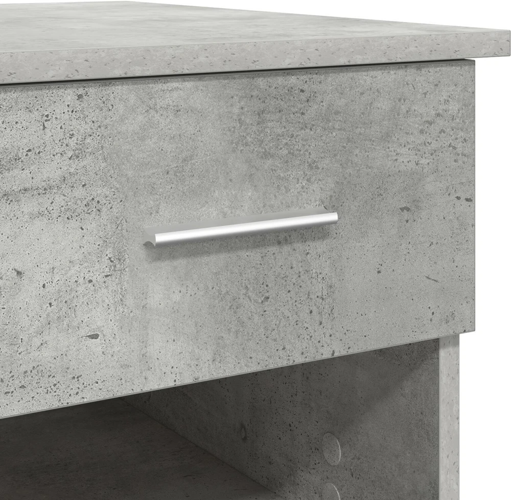 Stalas Betono pilka 90 x 49 x 75 cm Apdirbta mediena
