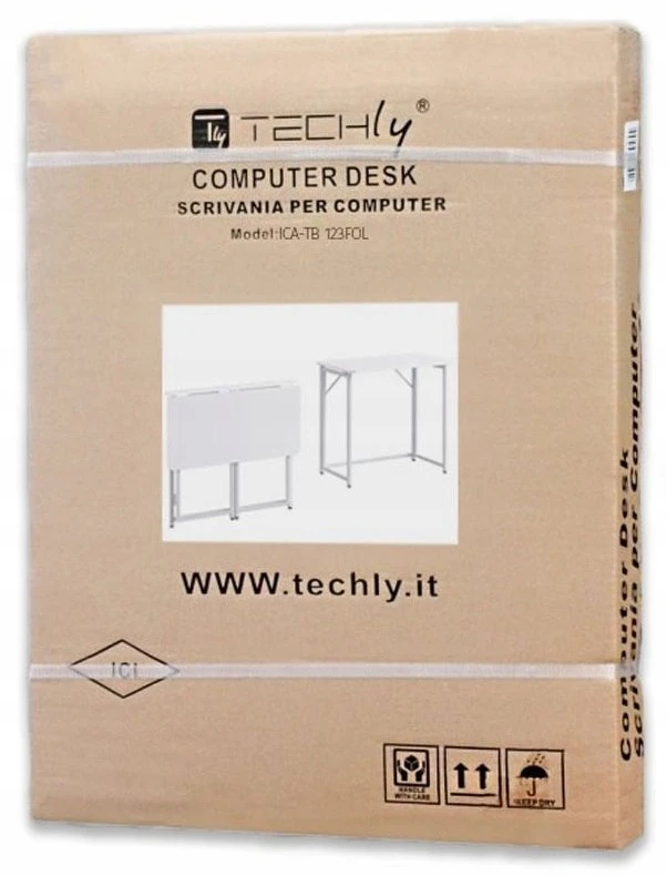 Biurko Techly Baltas 80 cm x 46 cm