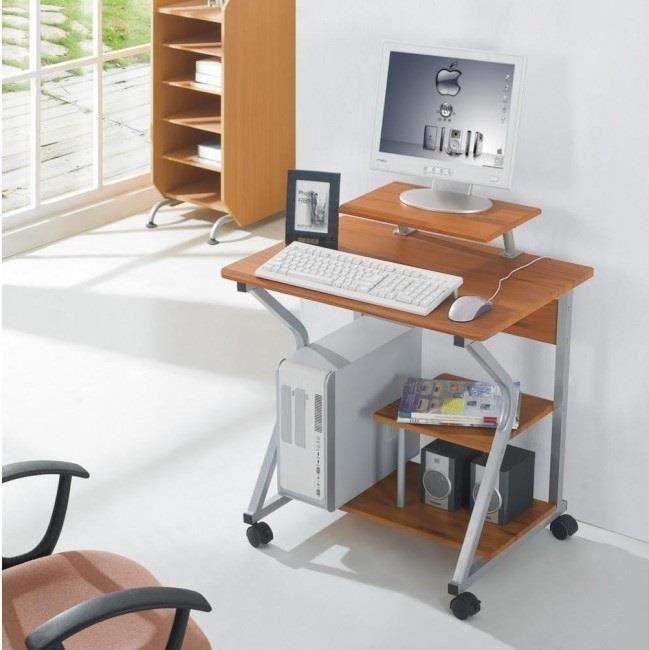 Techly ICA-TB 218 kompiuterio stalas Sidabras, Medis