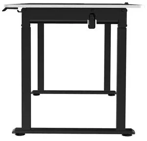 ULTRADESK UPLIFT Biurko 160x75 cm, 72-118 cm, juoda-balta