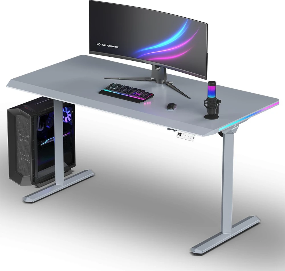ULTRADESK QUEST žaidimų stalas, 140x70cm, 72-120cm, kamuolys-kamuolys