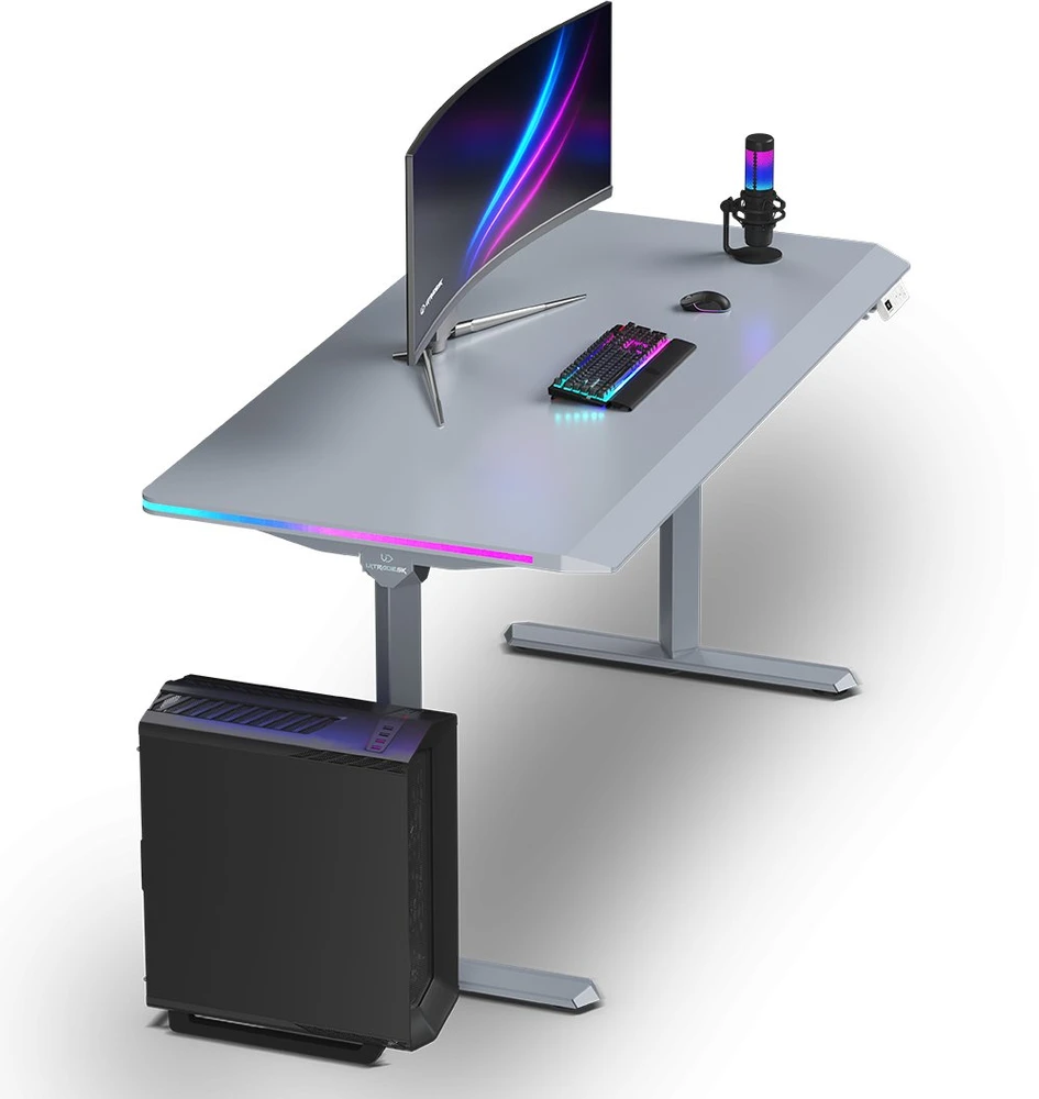 ULTRADESK QUEST žaidimų stalas, 140x70cm, 72-120cm, kamuolys-kamuolys