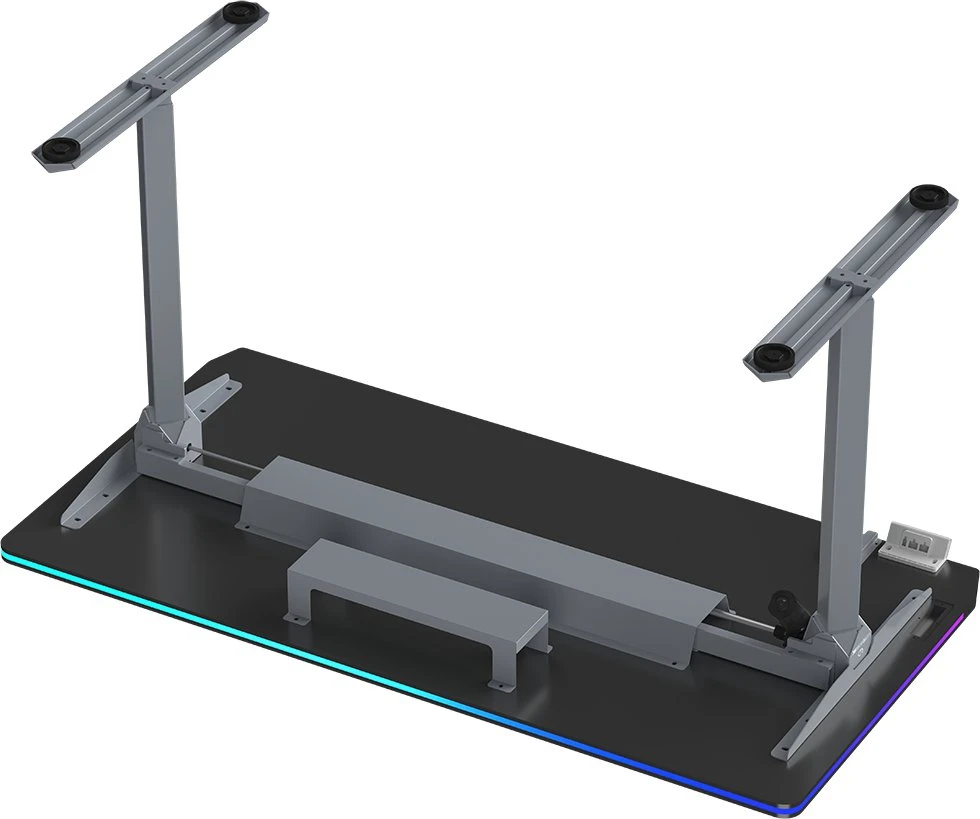 ULTRADESK QUEST žaidimų stalas, 140x70cm, 72-120cm, pilkai juodas