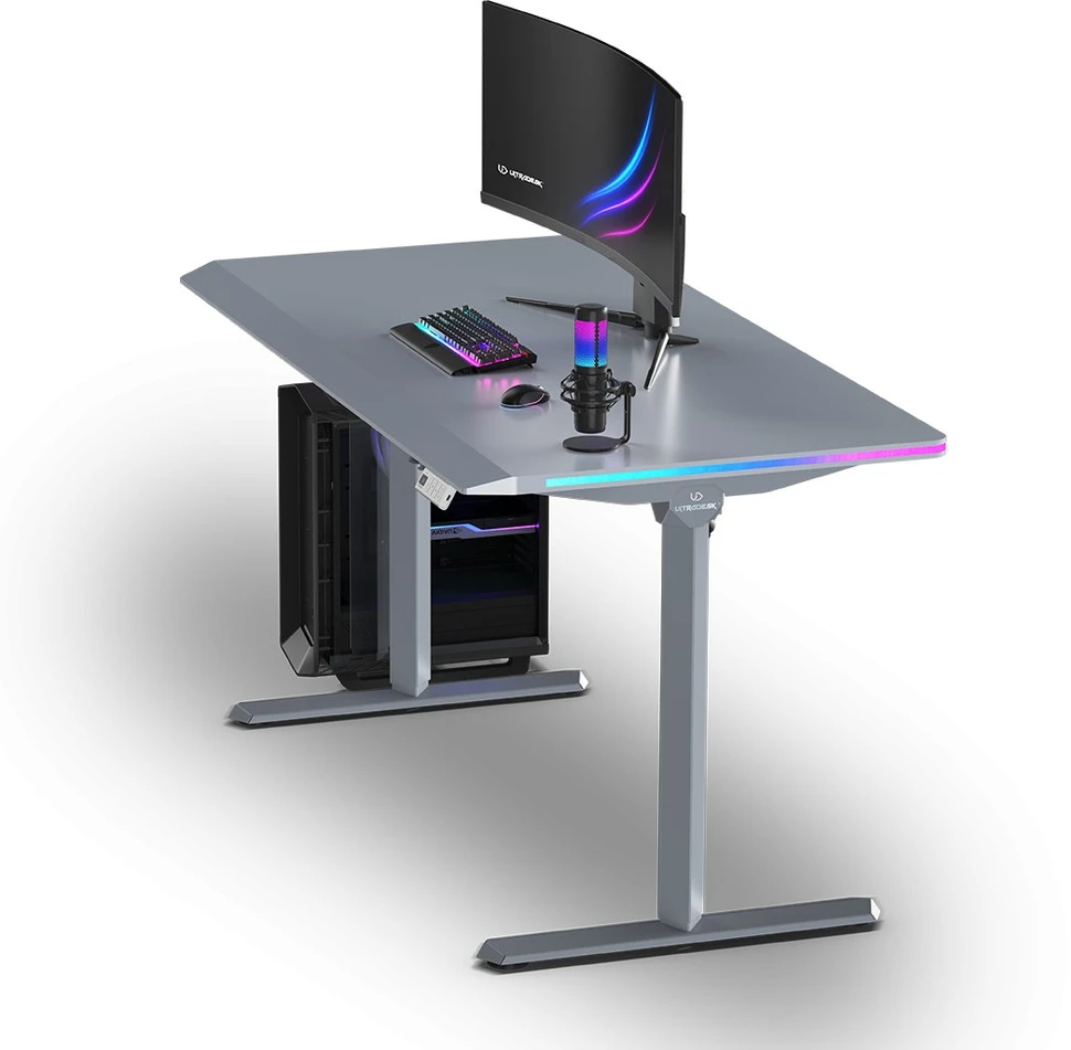 ULTRADESK QUEST žaidimų stalas, 140x70cm, 72-120cm, kamuolys-kamuolys