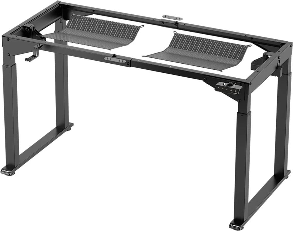 „Ultradesk UPLIFT FRAME“ elektra reguliuojamas stalo rėmas/pagrindas, juodas