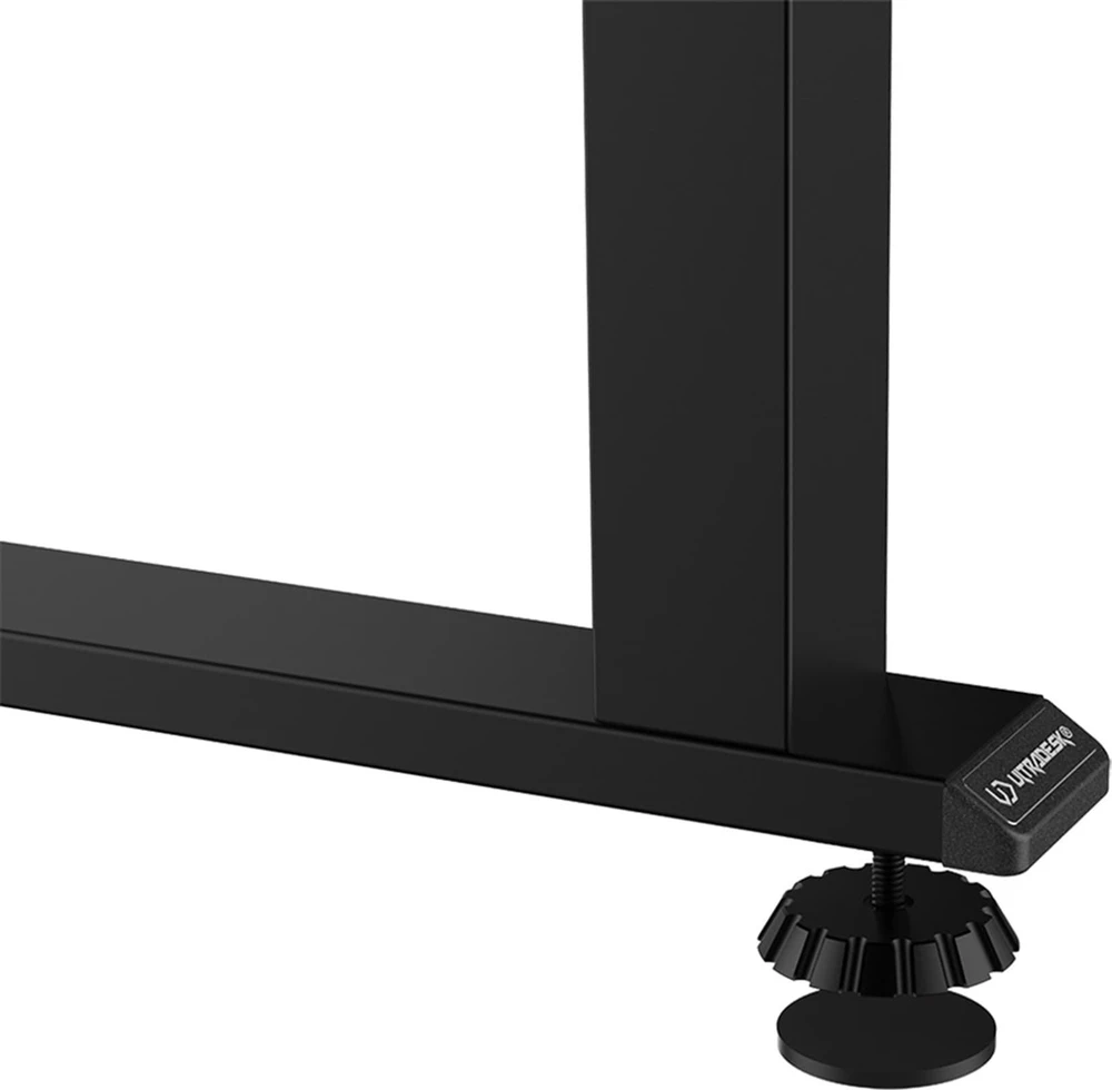 ULTRADESK UPLIFT Biurko 160X75 cm, 72-118 cm, juoda-juoda