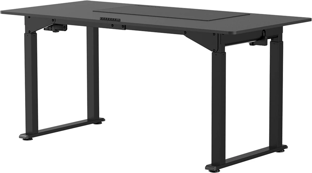 ULTRADESK UPLIFT Biurko 160X75 cm, 72-118 cm, juoda-juoda