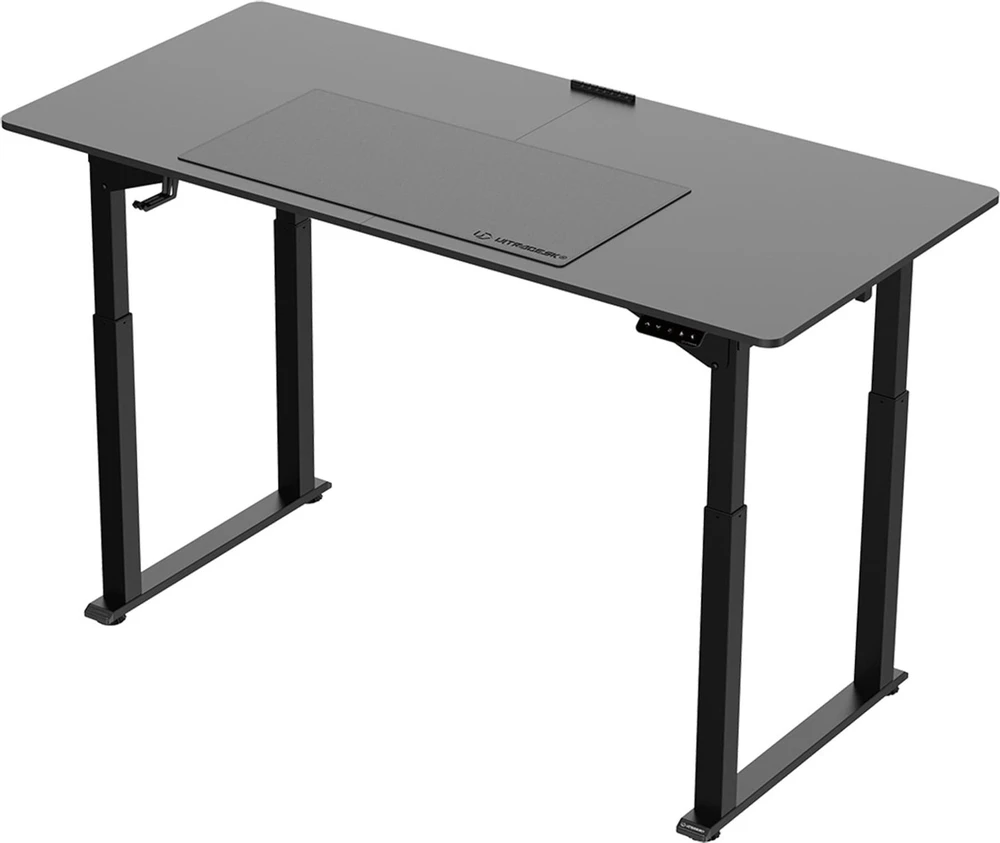 ULTRADESK UPLIFT Biurko 160X75 cm, 72-118 cm, juoda-juoda