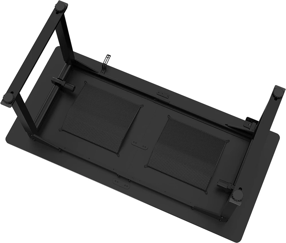ULTRADESK UPLIFT Biurko 160X75 cm, 72-118 cm, juoda-juoda