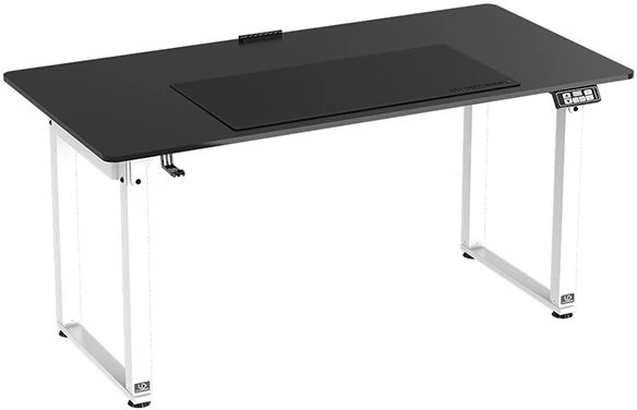 ULTRADESK UPLIFT Biurko 160X75 cm, 72-118 cm, baltai-juodas