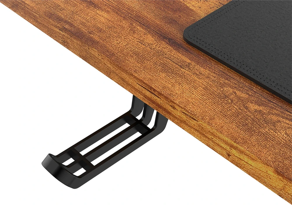 ULTRADESK UPLIFT Biurko 160x75 cm, 72-118 cm, juoda-ruda