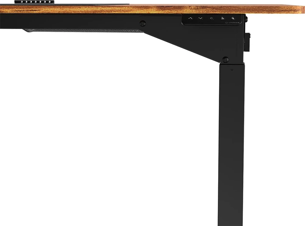 ULTRADESK UPLIFT Biurko 160x75 cm, 72-118 cm, juoda-ruda