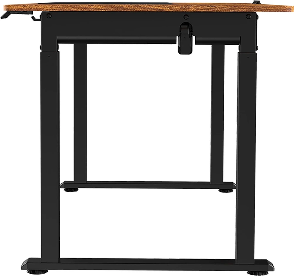ULTRADESK UPLIFT Biurko 160x75 cm, 72-118 cm, juoda-ruda