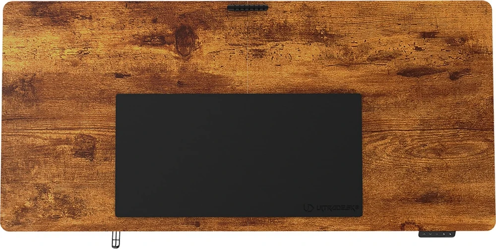 ULTRADESK UPLIFT Biurko 160x75 cm, 72-118 cm, juoda-ruda
