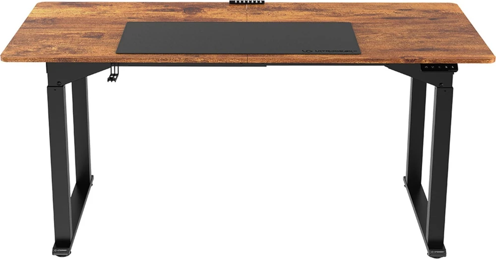 ULTRADESK UPLIFT Biurko 160x75 cm, 72-118 cm, juoda-ruda