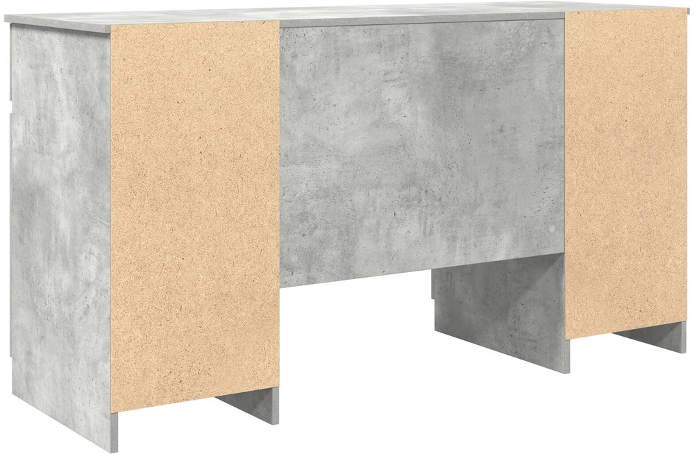 Stalas Betono pilka Apdirbta mediena 140 x 49 x 76 cm