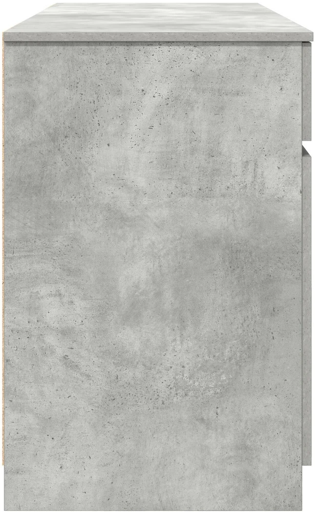 Stalas Betono pilka Apdirbta mediena 140 x 49 x 76 cm